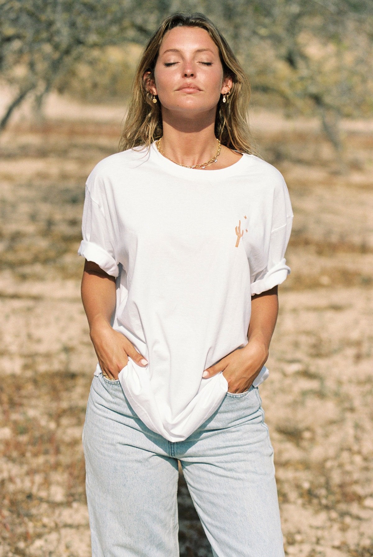 Desert moon tee short sleeve-abc