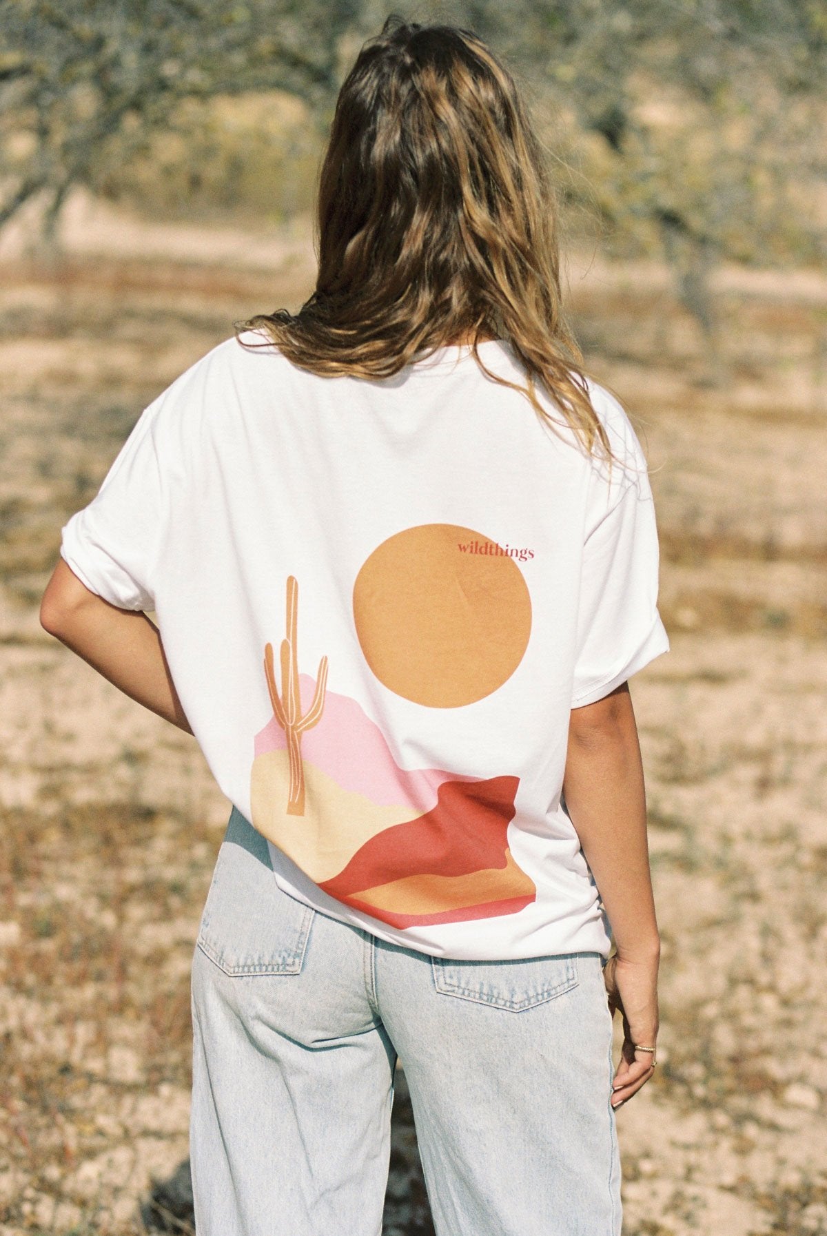 Desert moon tee short sleeve-abc