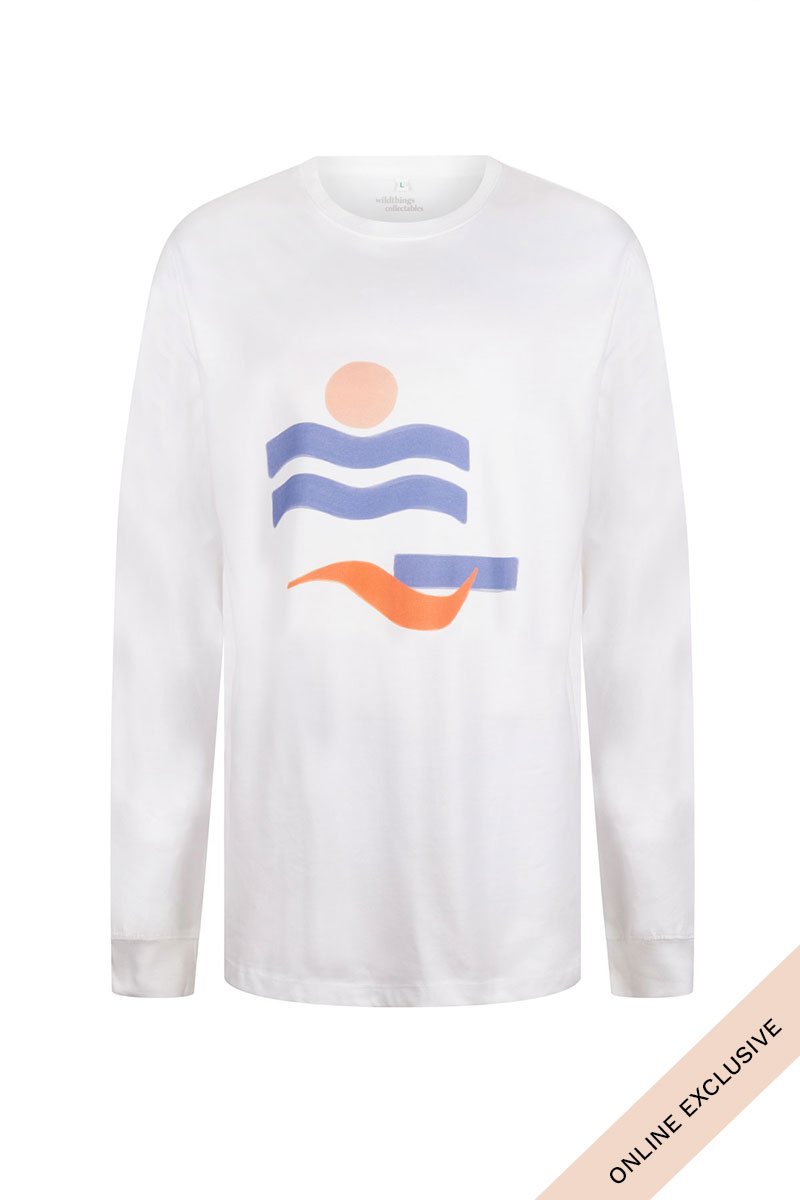 Wild waves tee long sleeve-Bucket Hat-wildthings_collectables-One size---abc
