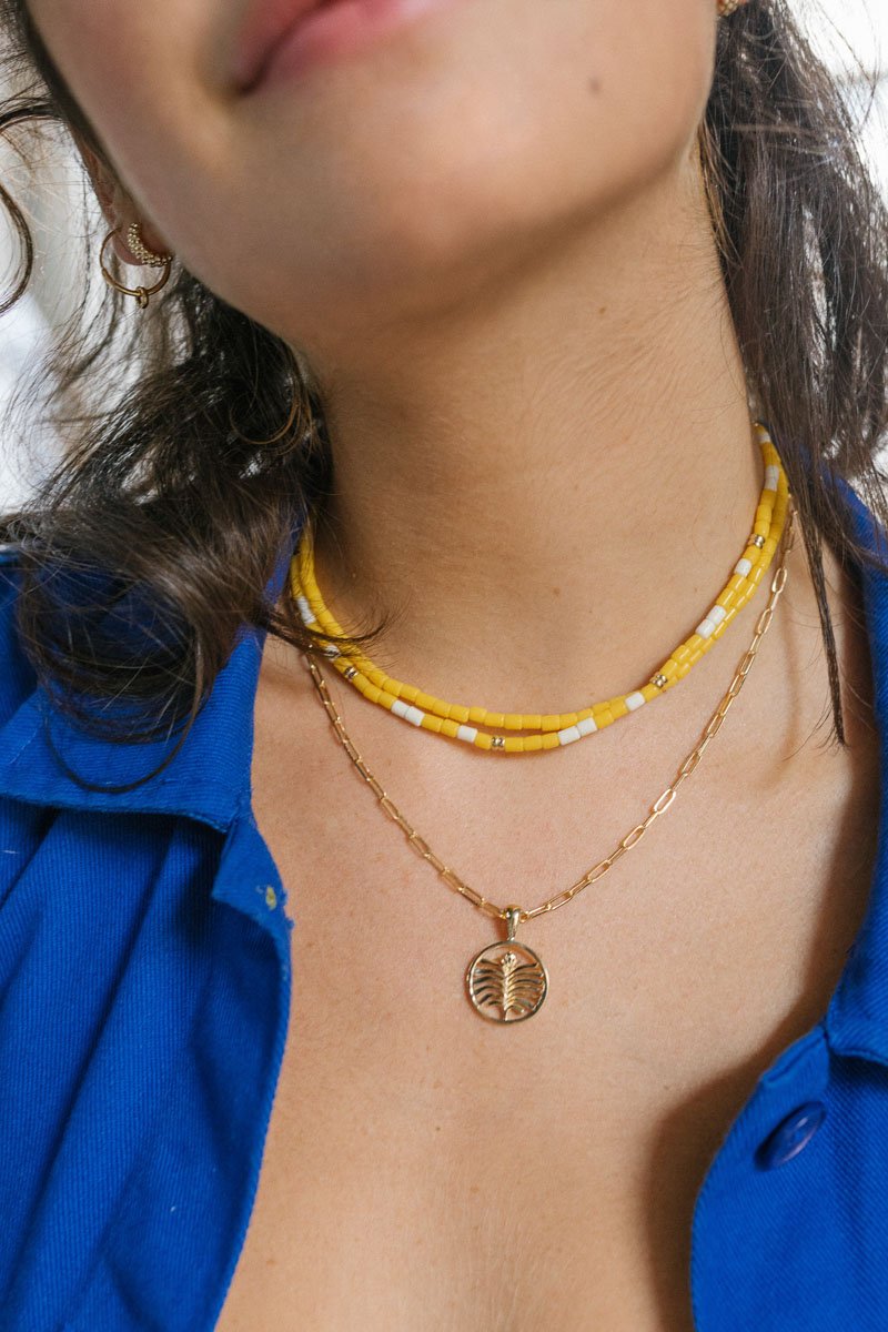 Ellsworth pendant gold plated-abc