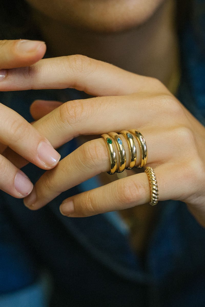Twisted pinky ring gold plated-Ring-wildthings_collectables-1 (US 3.5 / 14.5mm)---abc