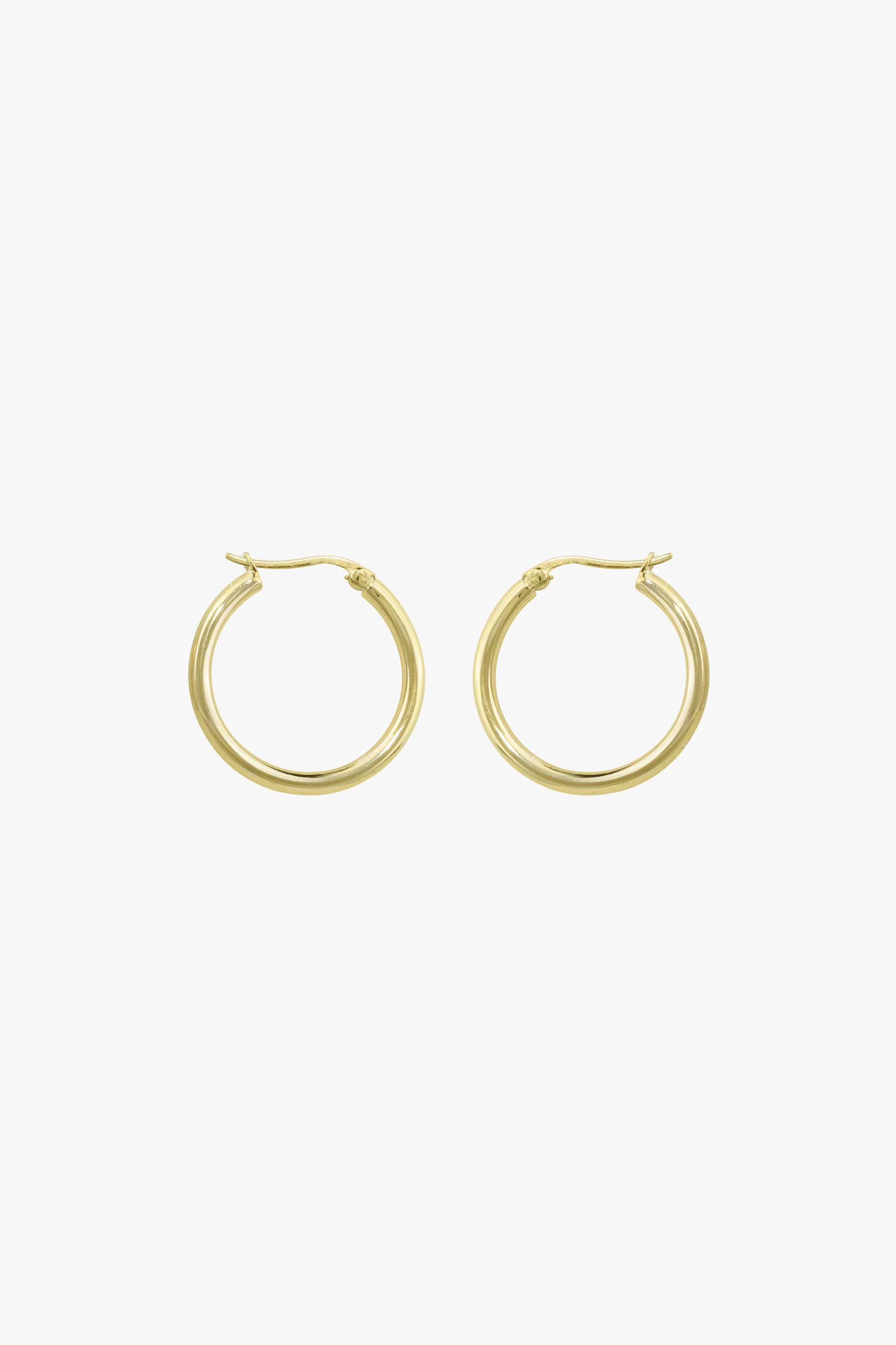 Wild classic earring gold plated small (20mm)-Earring-wildthings_collectables-Single piece-Gold plated--abc