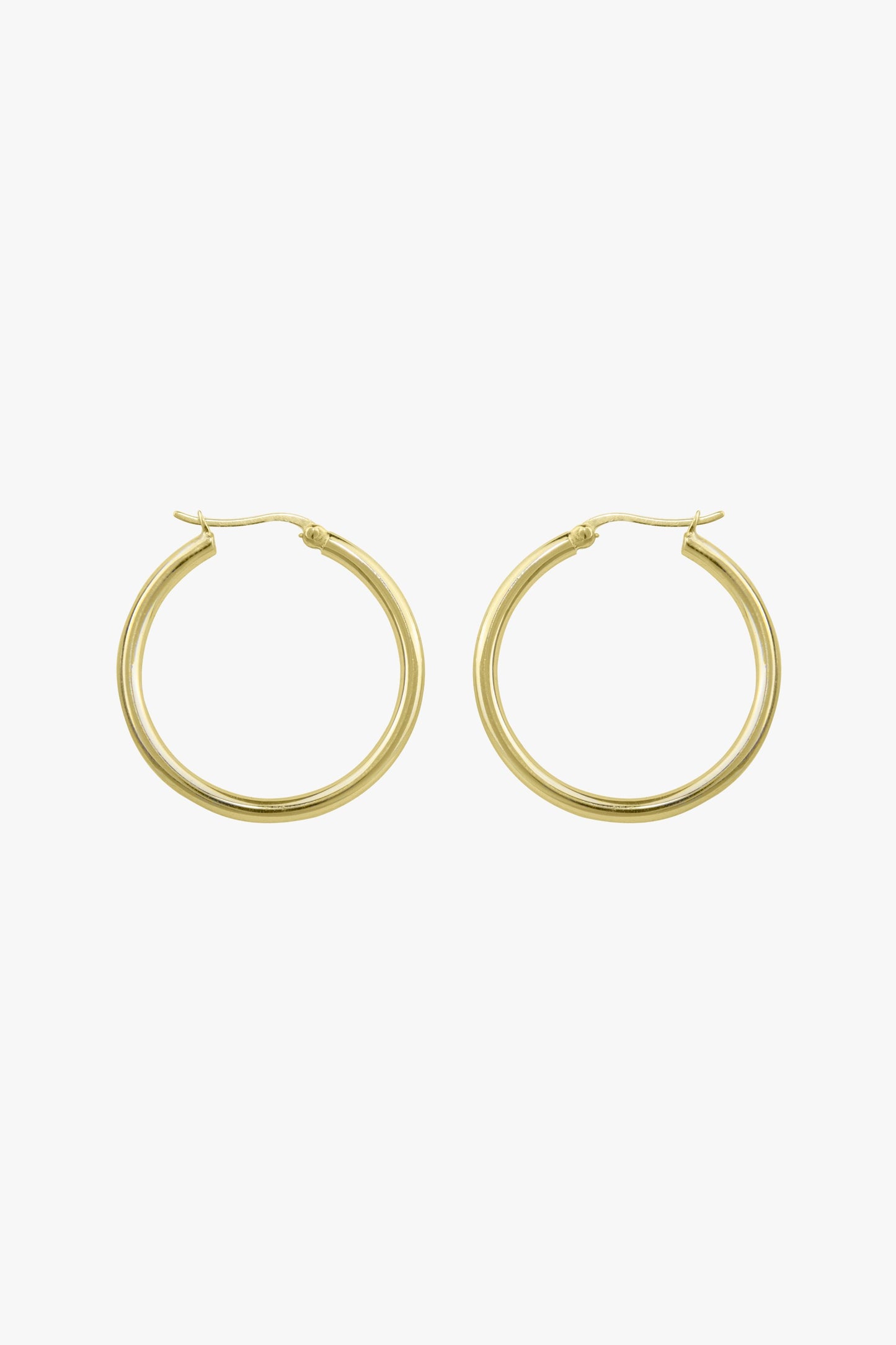 Wild classic earring gold plated medium (25mm)-Earring-wildthings_collectables-Single piece-Gold plated--abc
