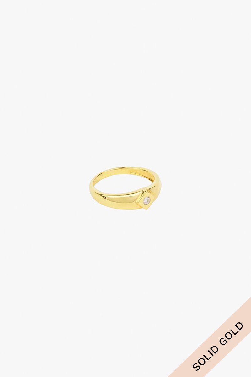 Little Bali ring 14k solid gold-abc