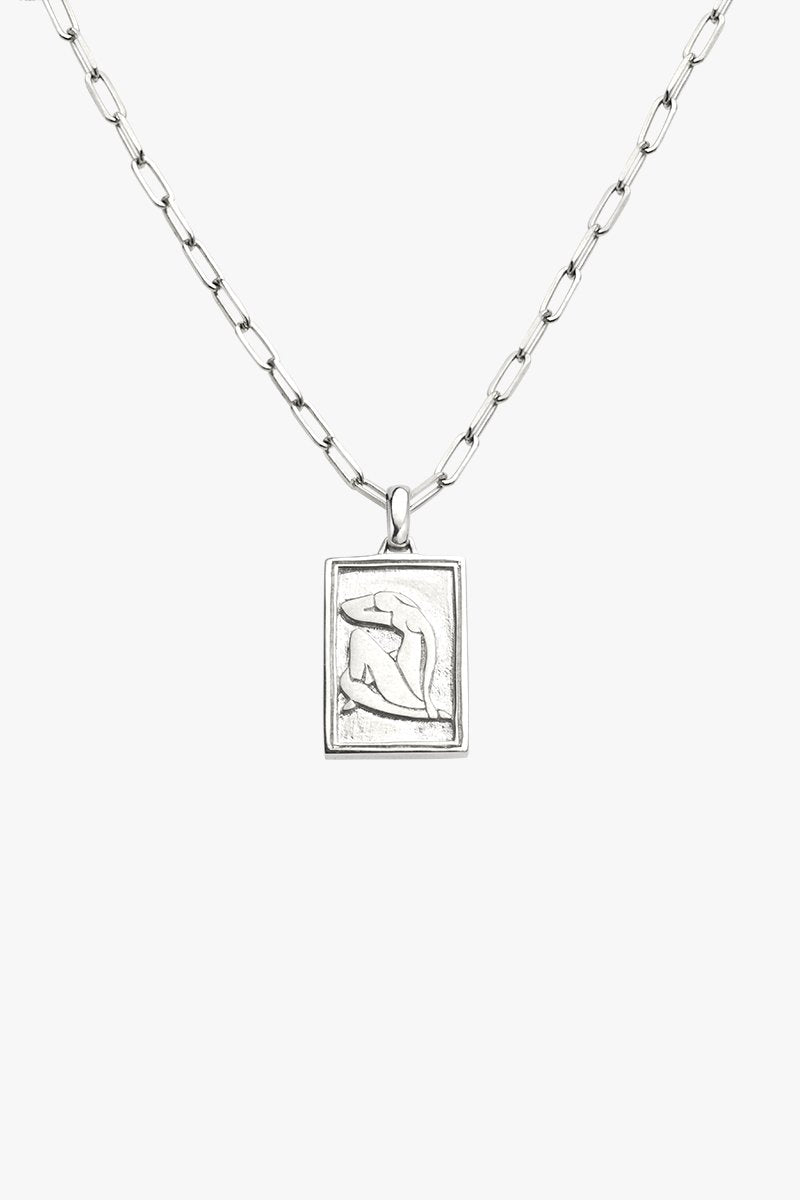 Matisse woman pendant silver-abc