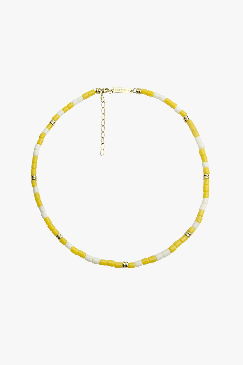 Mixed palette choker gold plated (35 cm)-abc