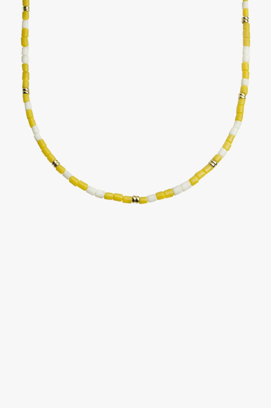 Mixed palette choker silver (35 cm)-abc