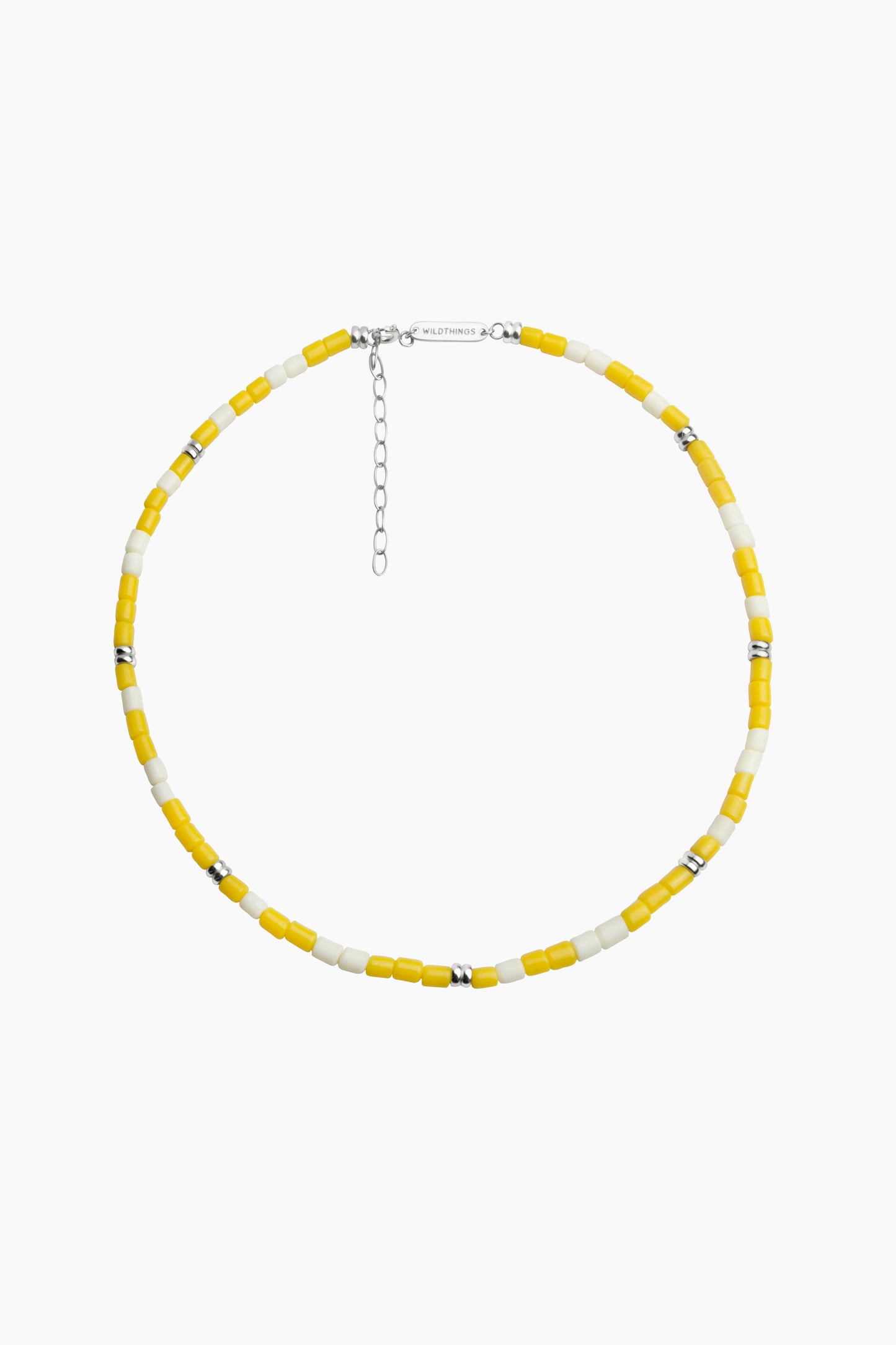 Mixed palette choker silver (35 cm)-abc