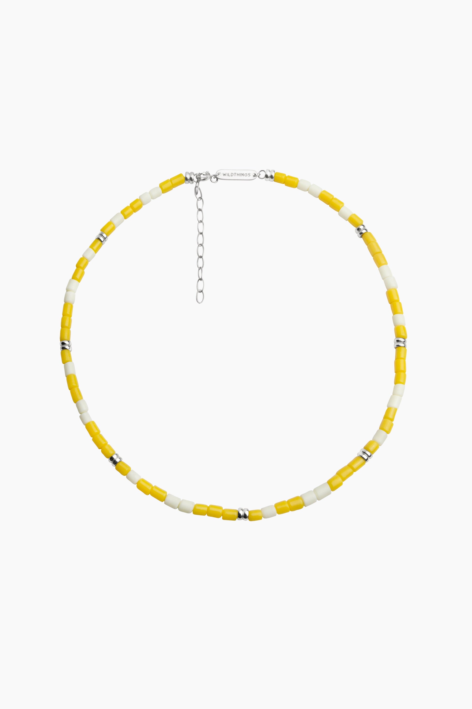 Mixed palette choker silver (35 cm)-abc