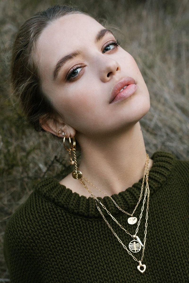 Ellsworth pendant gold plated-abc