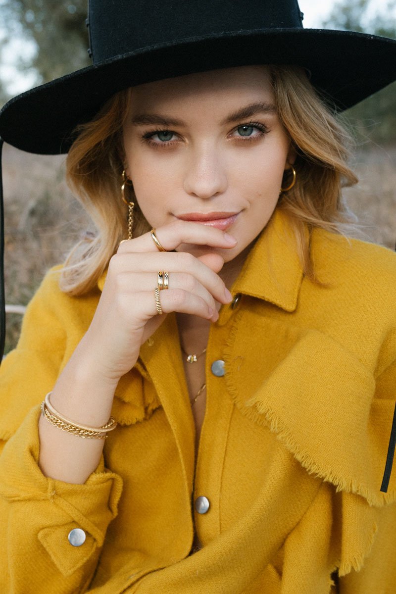 Twisted pinky ring gold plated-Ring-wildthings_collectables-1 (US 3.5 / 14.5mm)---abc