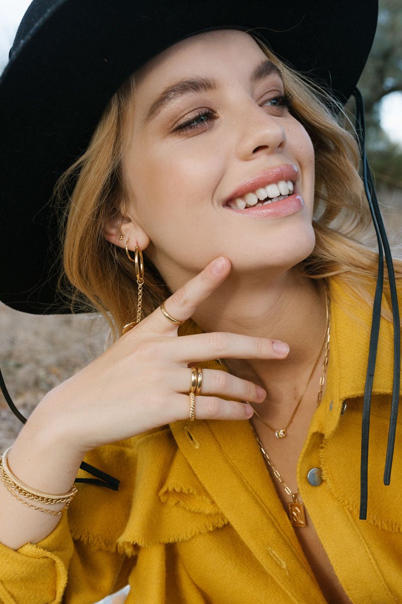 Twisted pinky ring gold plated-Ring-wildthings_collectables-1 (US 3.5 / 14.5mm)---abc