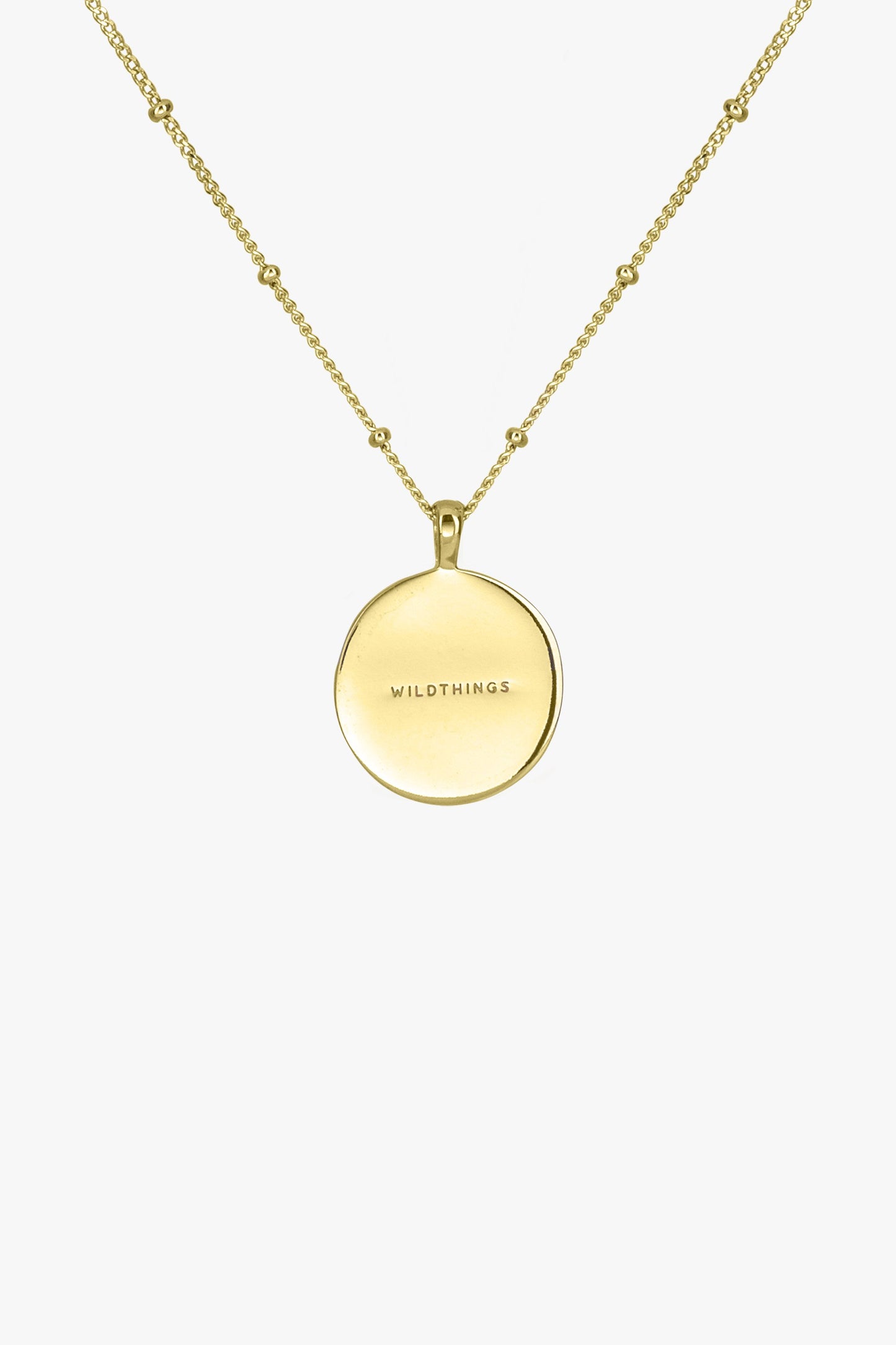 Chasing rainbows necklace pendant gold plated-abc