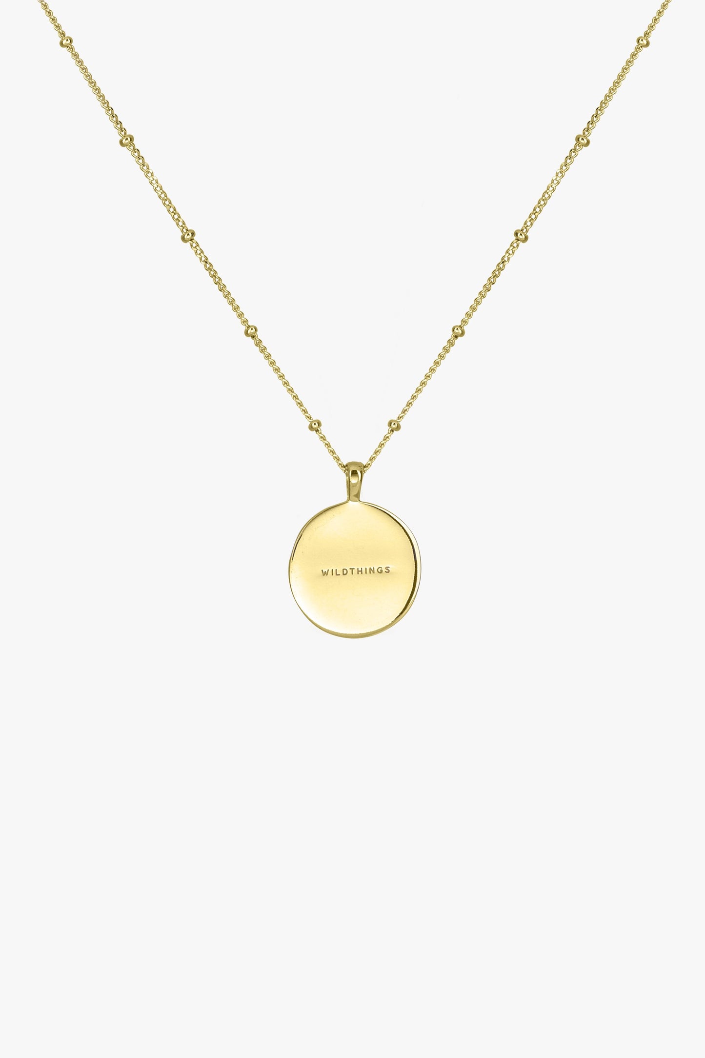 Chasing rainbows necklace pendant gold plated-abc