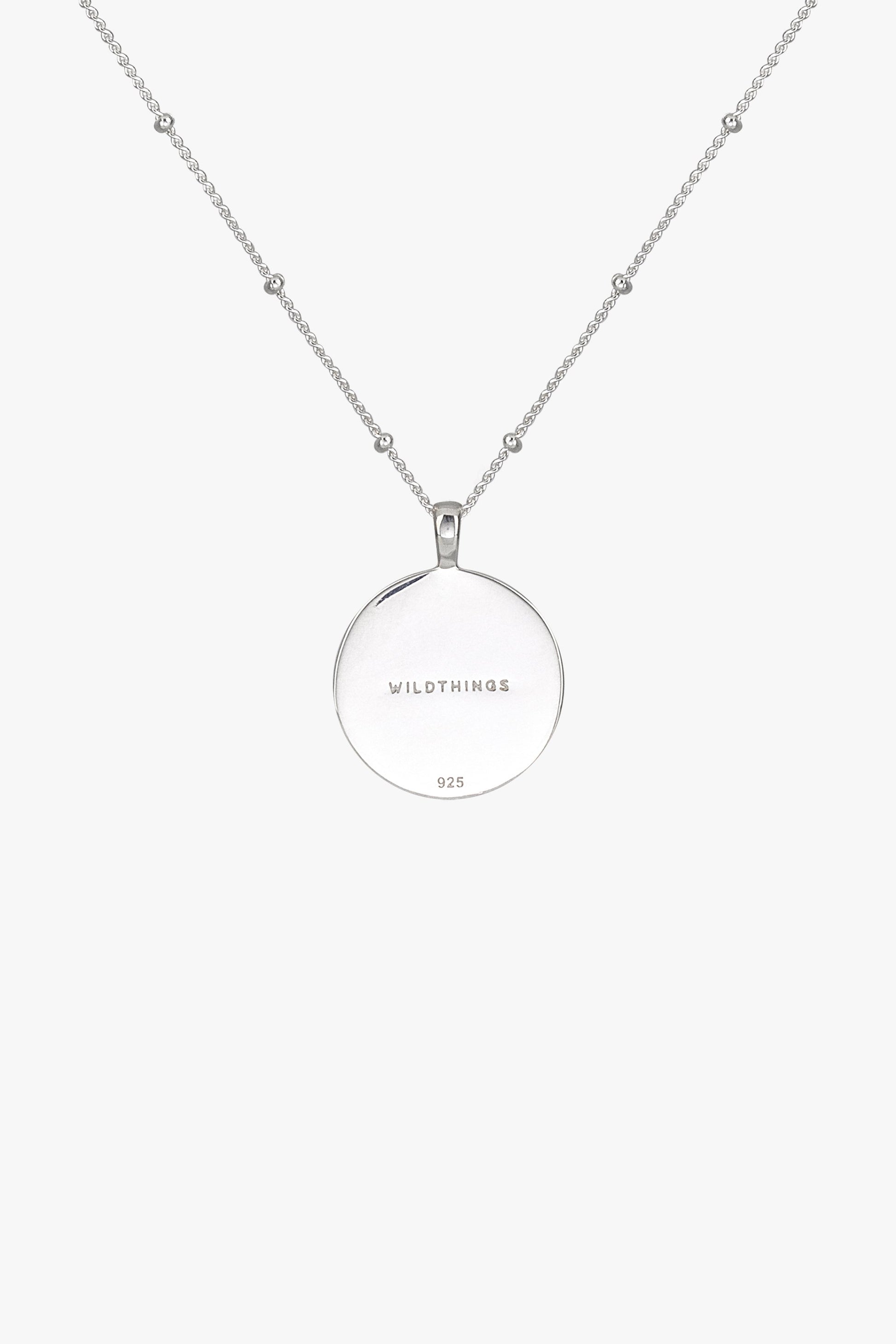 Chasing rainbows necklace pendant silver-abc