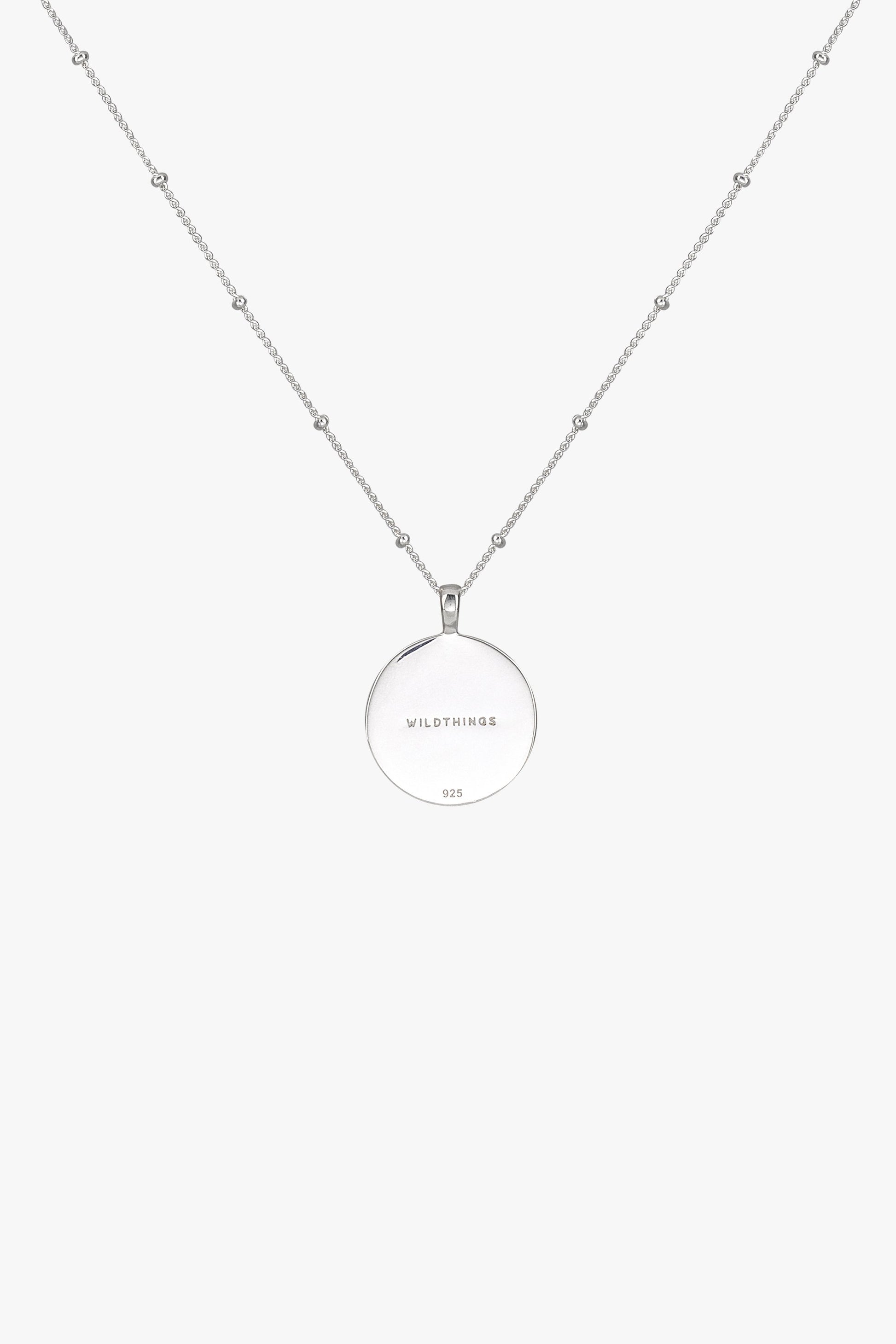 Chasing rainbows necklace pendant silver-abc