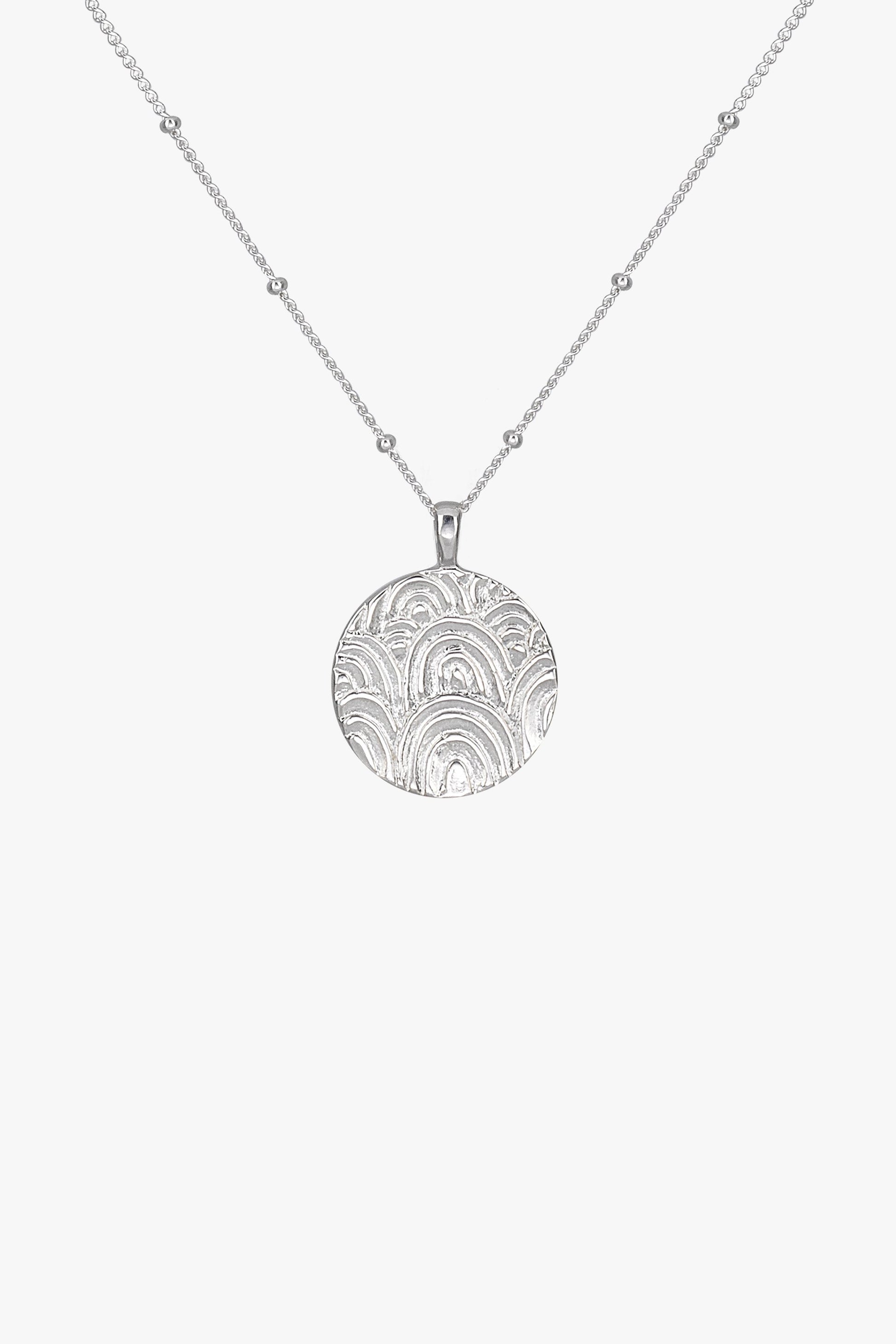 Chasing rainbows necklace pendant silver-abc