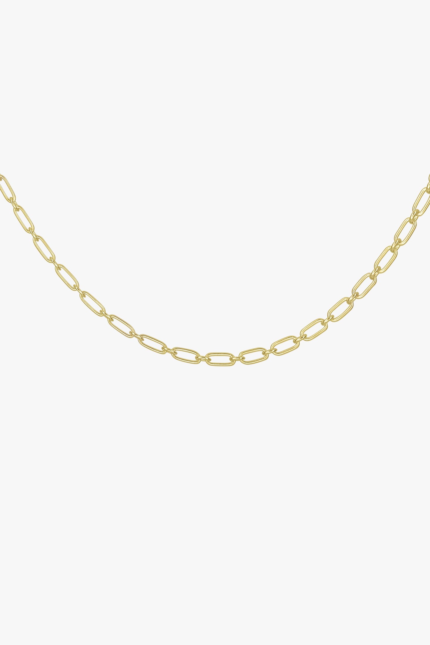 Figaro choker gold plated (36cm)-abc