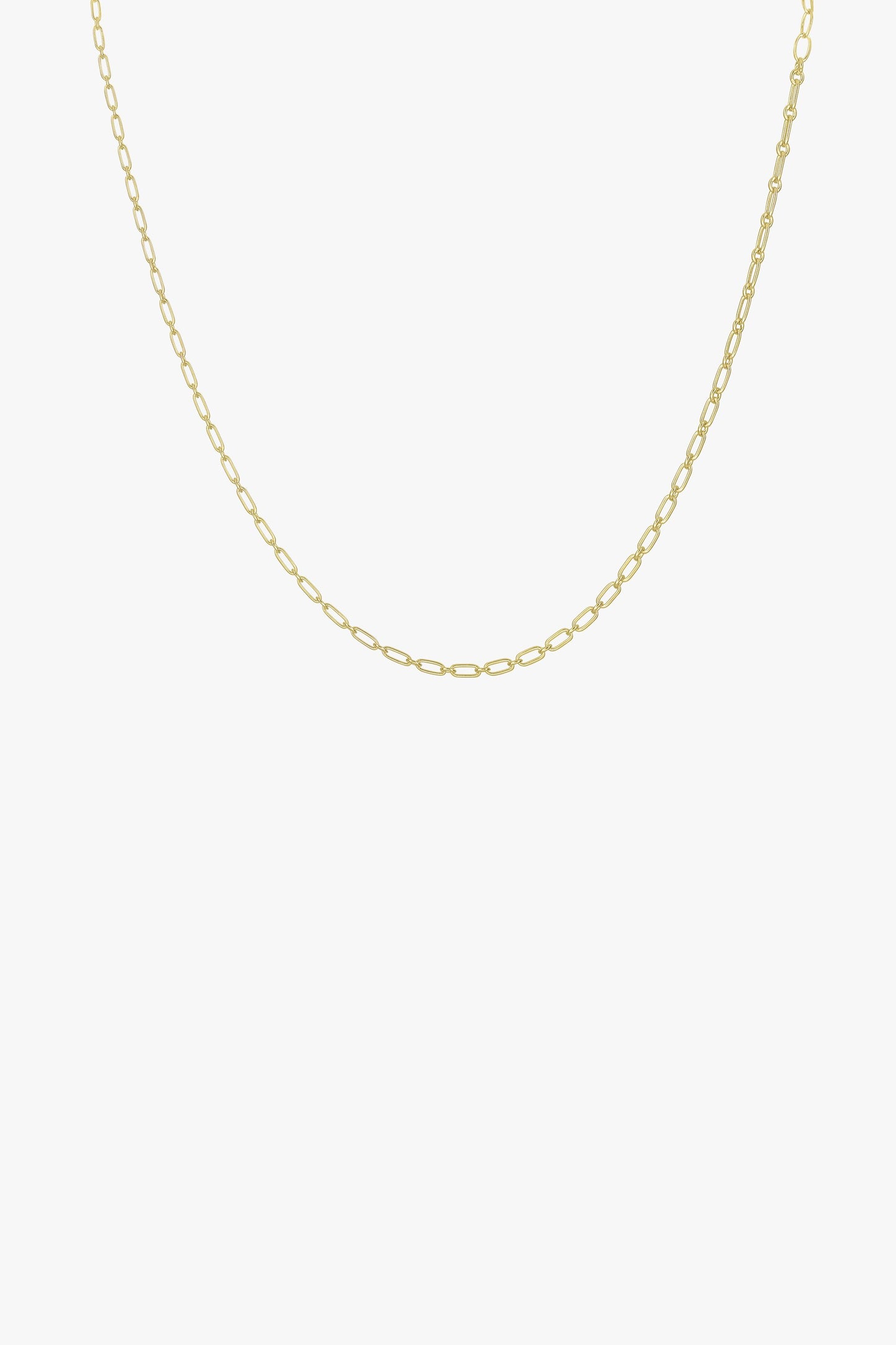 Figaro choker gold plated (36cm)-abc