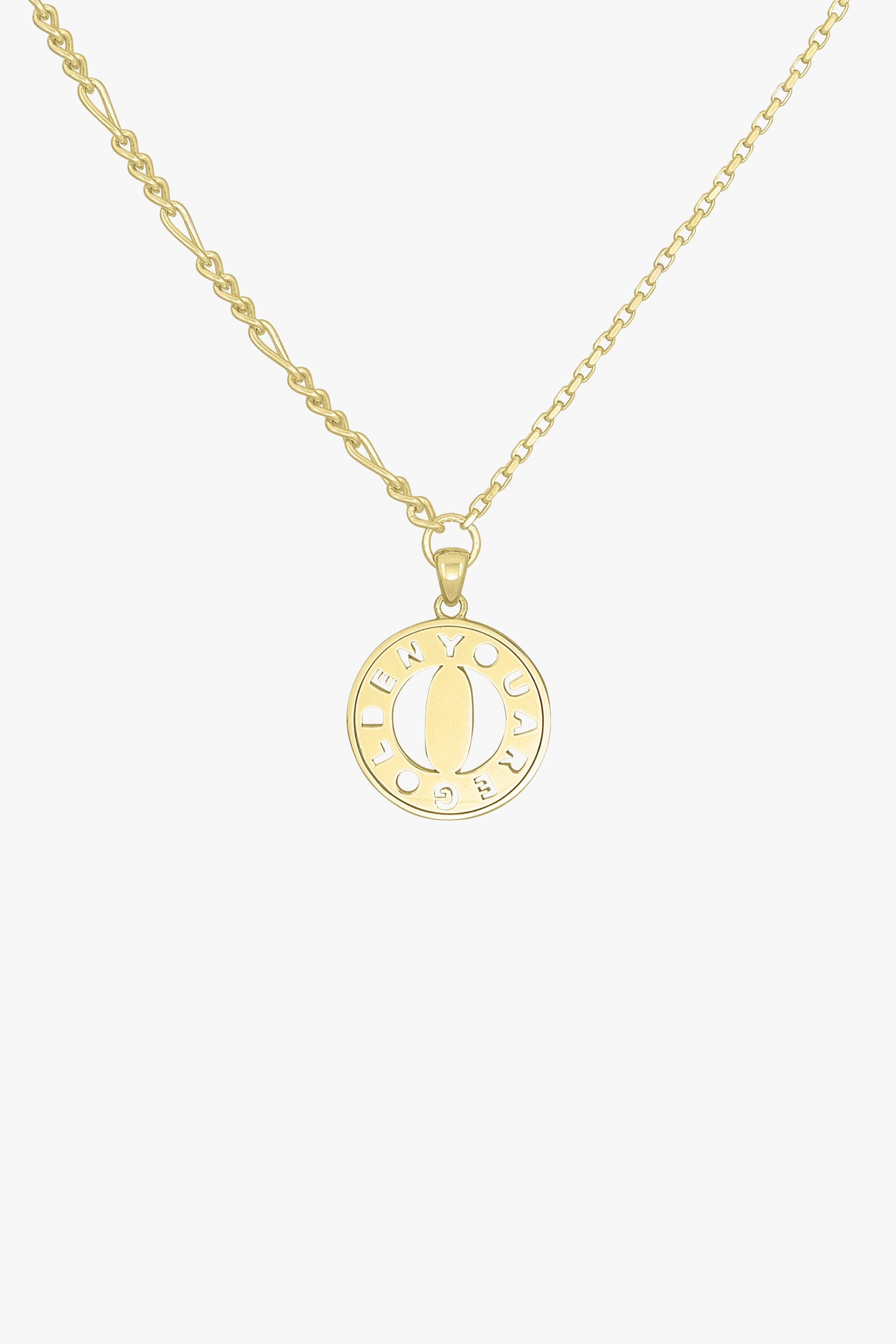 You Are Golden necklace gold plated-Necklace-wildthings_collectables-Necklace-Gold plated--abc