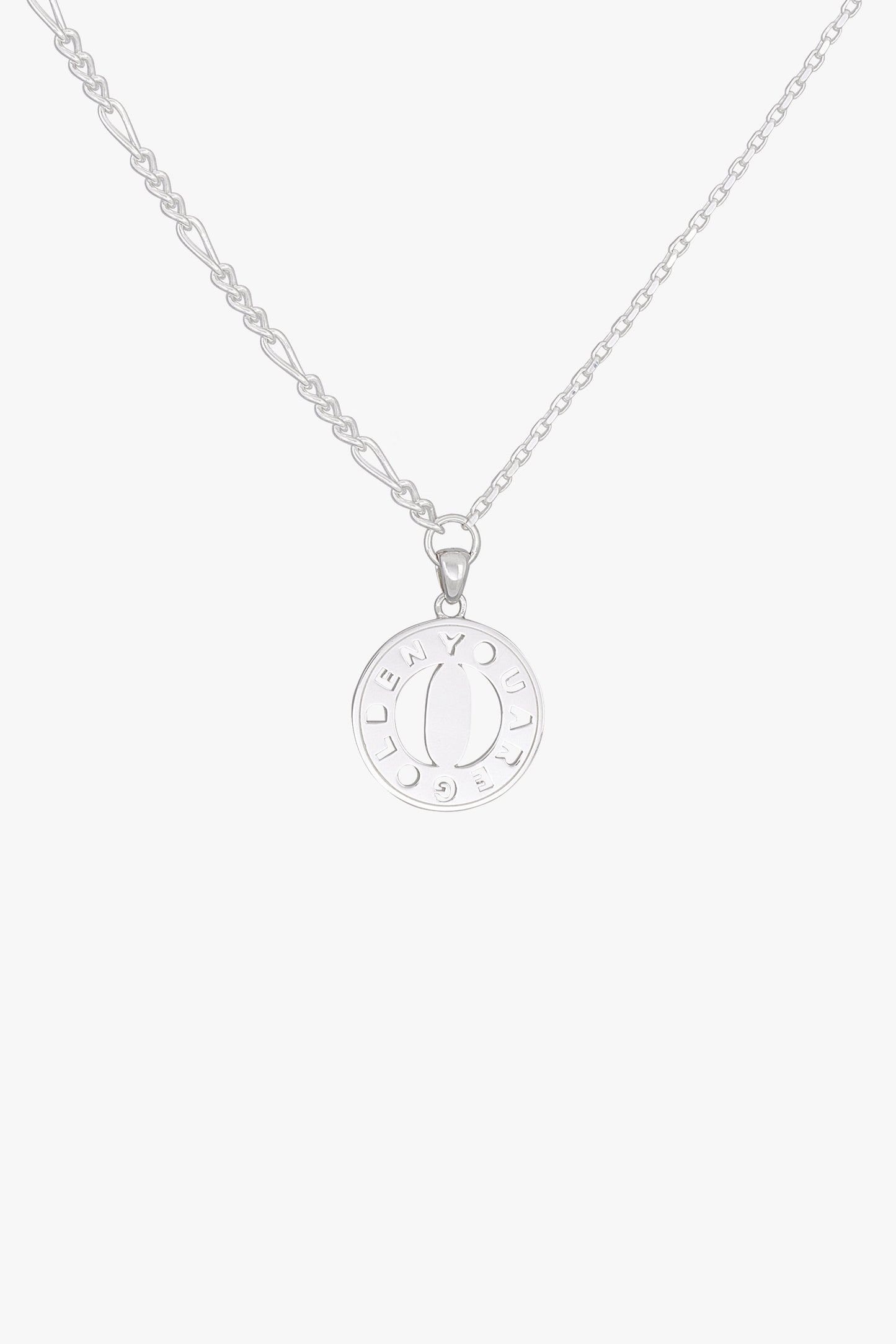 You Are Golden necklace silver-Necklace-wildthings_collectables-Necklace-Silver--abc