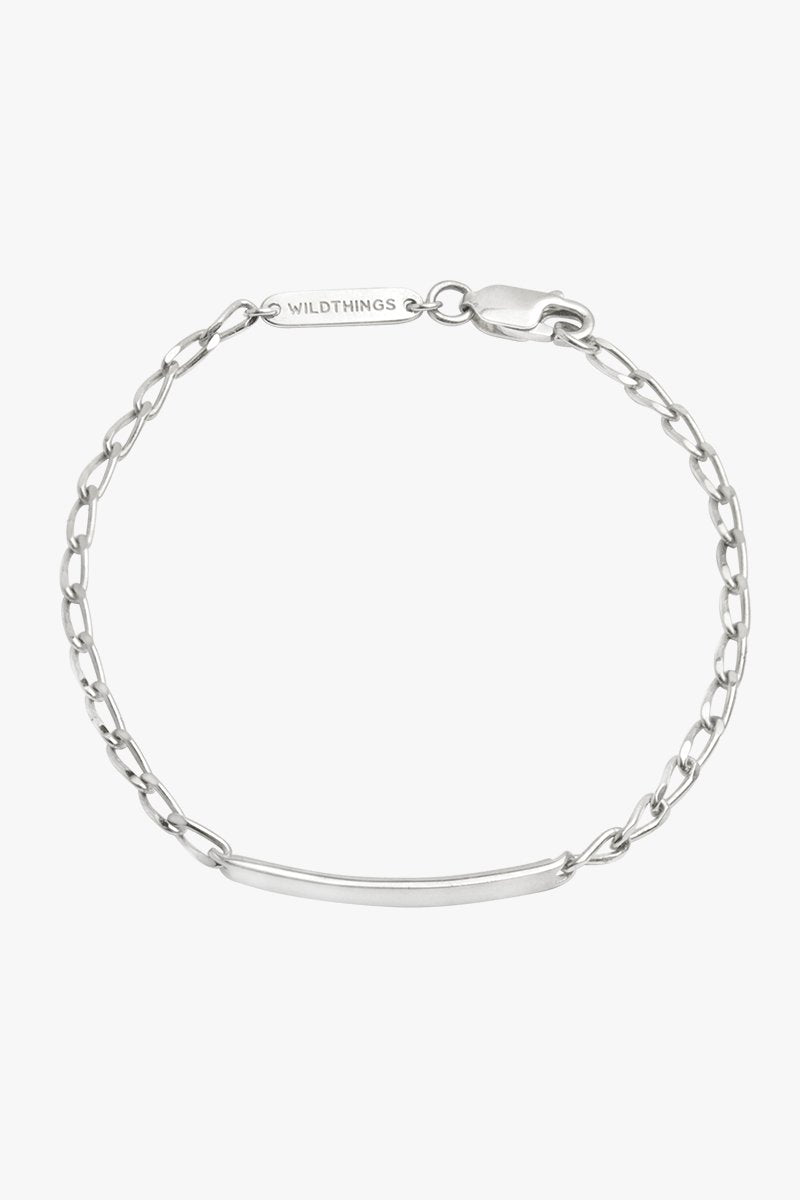 Personalized bar bracelet silver (pre-order)-Bracelet-wildthings_collectables-Engraved-Silver--abc