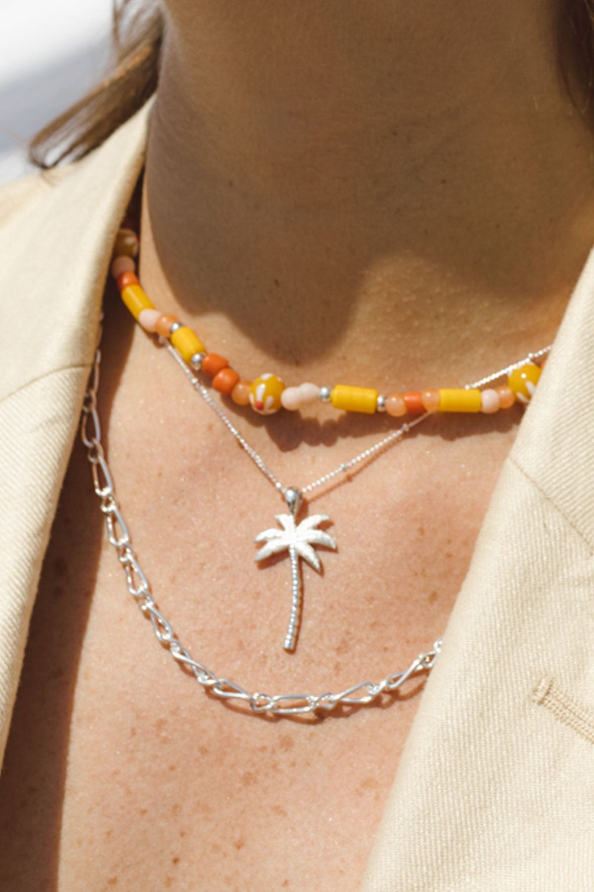 Palm tree pendant silver-Pendant-wildthings_collectables-Pendant-Silver--abc