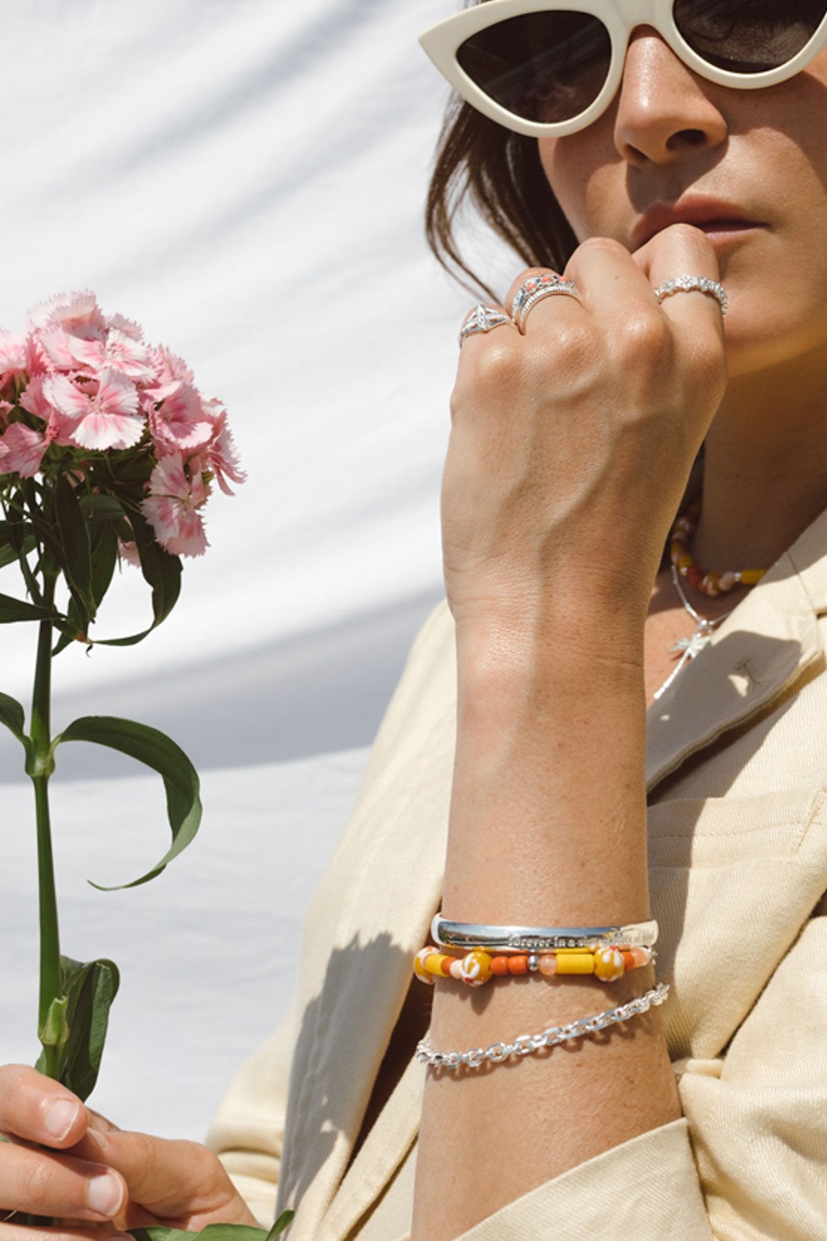 Sunshine bracelet silver-Bracelet-wildthings_collectables-Silver---abc