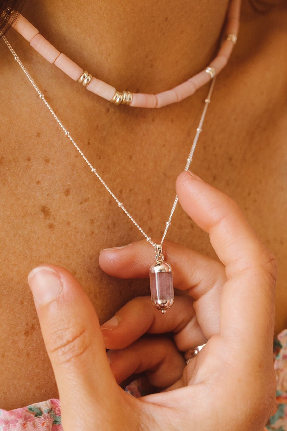 Captivated cloud pendant silver-abc