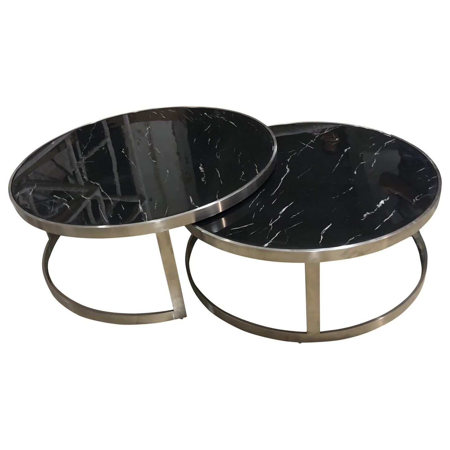 Sterling Coffee Table Set Black Marble-Living-Future Classics Furniture-Default Title---abc