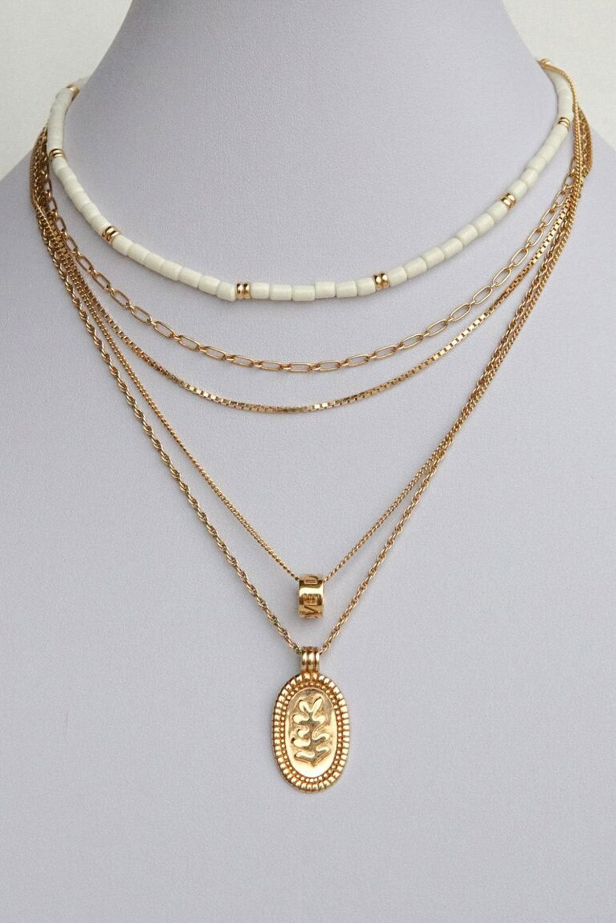 Matisse necklace gold plated-abc