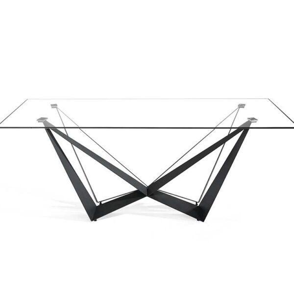 Radiance Rectangle Dining Table Glass Black-Dining-Future Classics Furniture-Default Title---abc