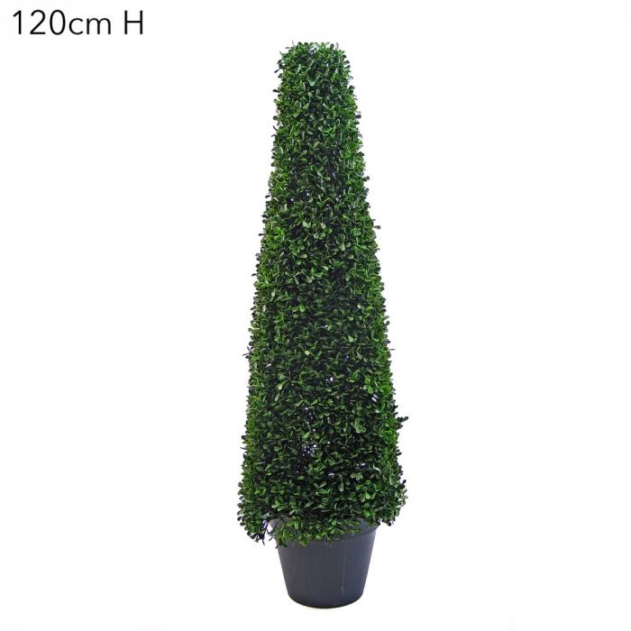 Boxwood Topiary W/Pot - Green-abc