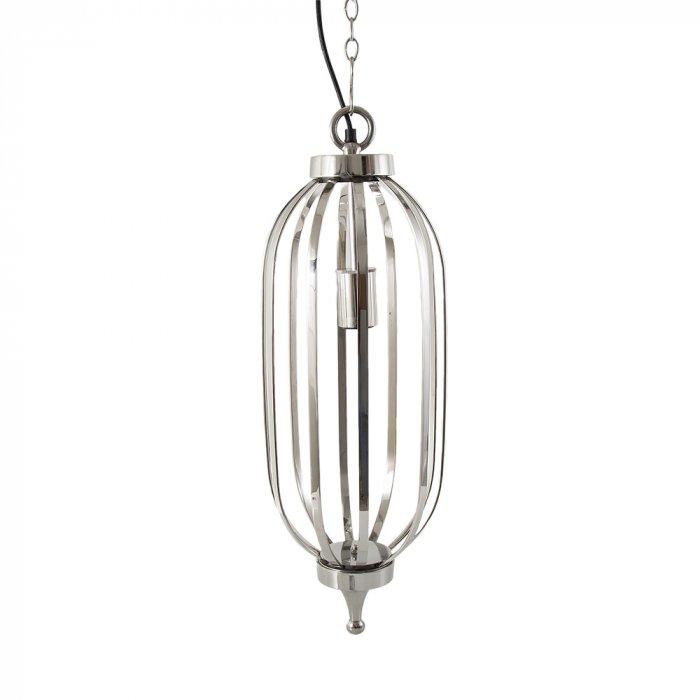 Cotton House hanging lamp in nickel-abc