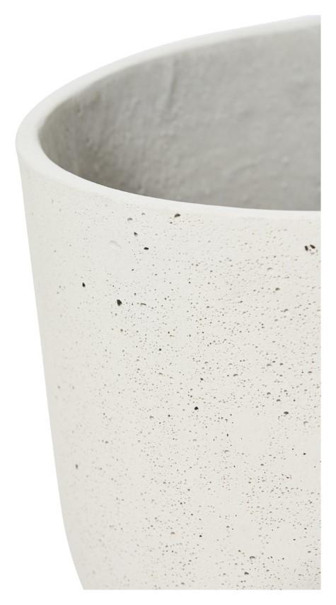 Round Lime Concrete Pot Large - Natural White-Accessories-Home & Giftware-Default Title---abc