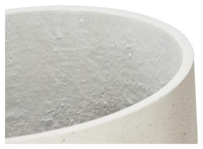 Round Lime Concrete Pot Large - Natural White-Accessories-Home & Giftware-Default Title---abc