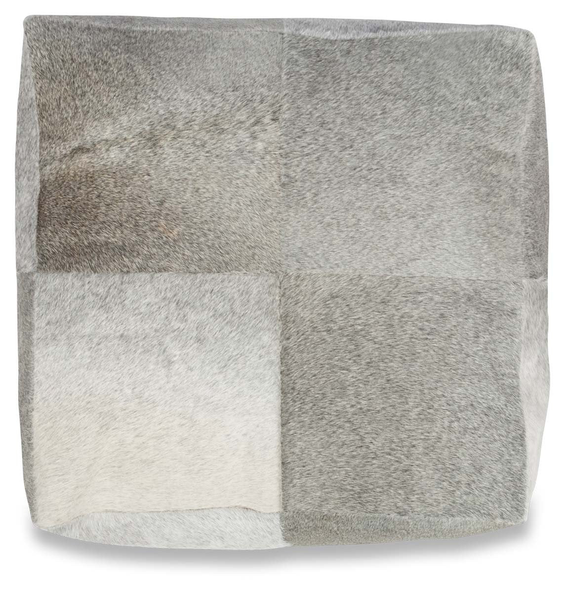Square Block Cowhide Ottoman-Living-Home & Giftware-Default Title---abc