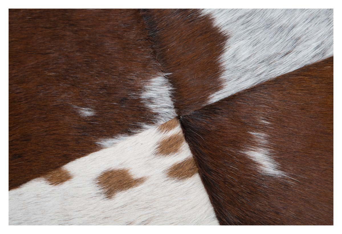 Square Block Cowhide Ottoman-Living-Home & Giftware-Default Title---abc