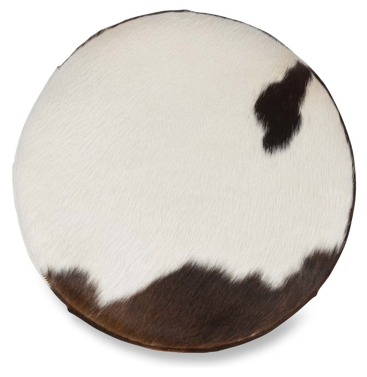 Round Cowhide Ottoman-Living-Home & Giftware-Default Title---abc