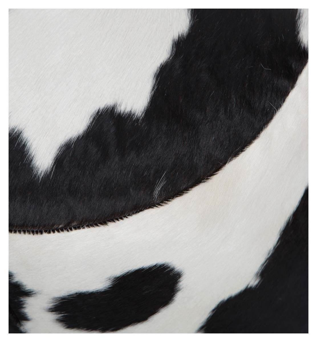 Round Cowhide Ottoman-Living-Home & Giftware-Default Title---abc