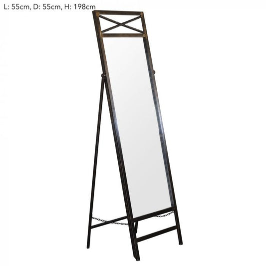 Indiana Standing Mirror 60x56x191L:60 W:-abc