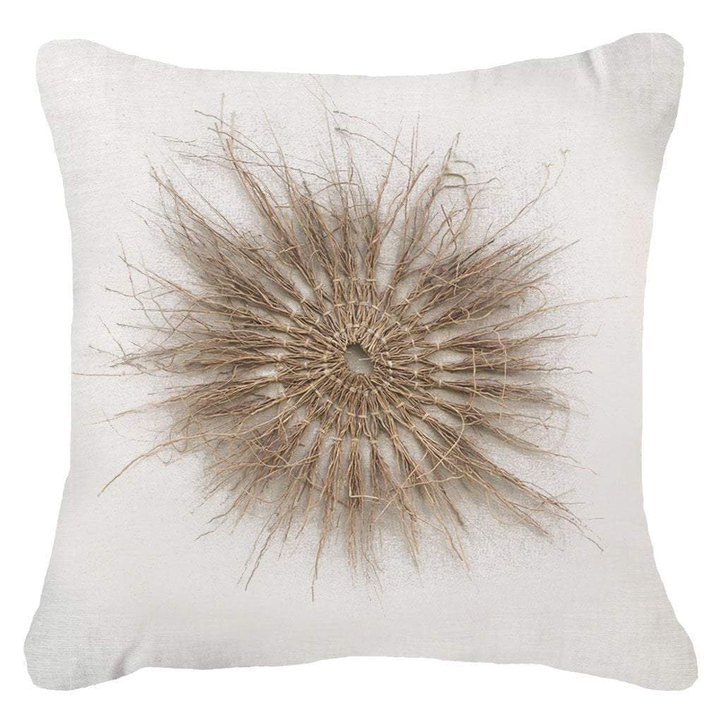 Wood Twigs White Lounge Cushion 55 x 55 cm-Accessories-Bandhini Homewear Design-22 x 22---abc