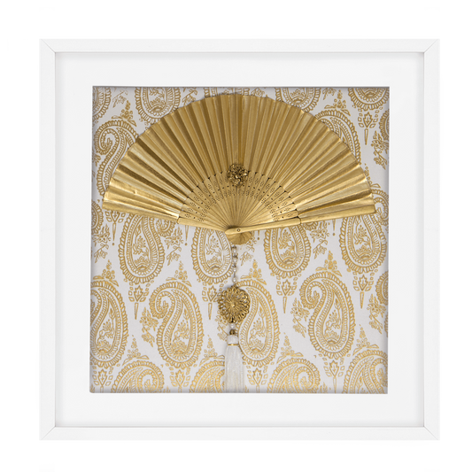 Fan Tassel Gold Artwork 52 x 52 cm-abc