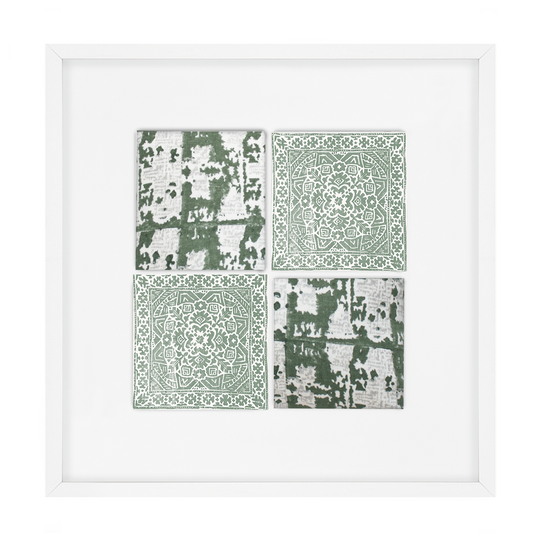 Ruins Tower Celadon 52 x 52 cm- 123456789