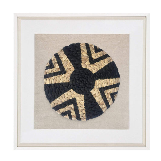 Place Mat Star Natural Artwork 52 x 52 cm-Accessories-Bandhini Homewear Design-Natural-25 x 25--abc