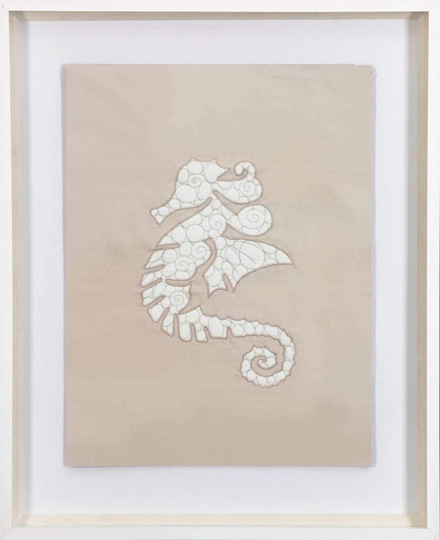 Sea Horse Natural Artwork 67 x 85 cm-Accessories-Bandhini Homewear Design-Natural-67 x 85 cm--abc