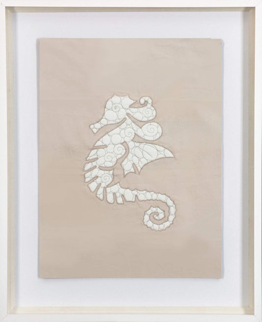 Sea Horse Natural Artwork 67 x 85 cm-Accessories-Bandhini Homewear Design-Natural-67 x 85 cm--abc