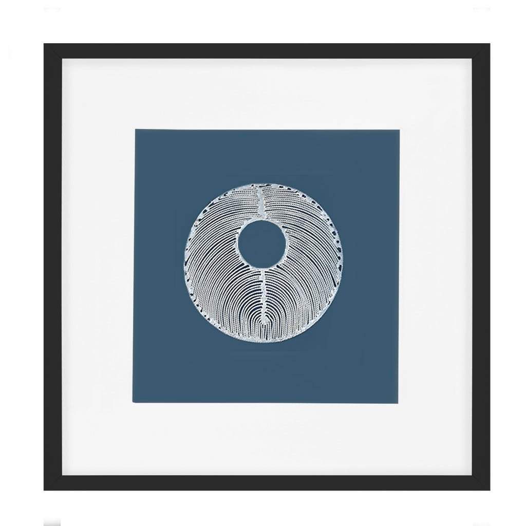 Disc  Silver Navy Artwork 25x25cm-abc