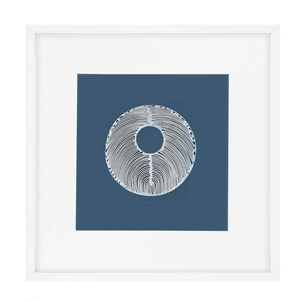Disc  Silver Navy Artwork 25x25cm-abc