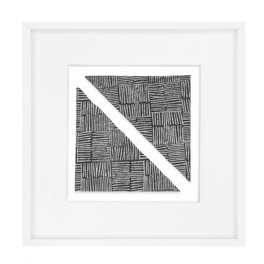 Ruins Noshi Sticks Triangle Navy Artwork 52 x 52 cm- 123456789